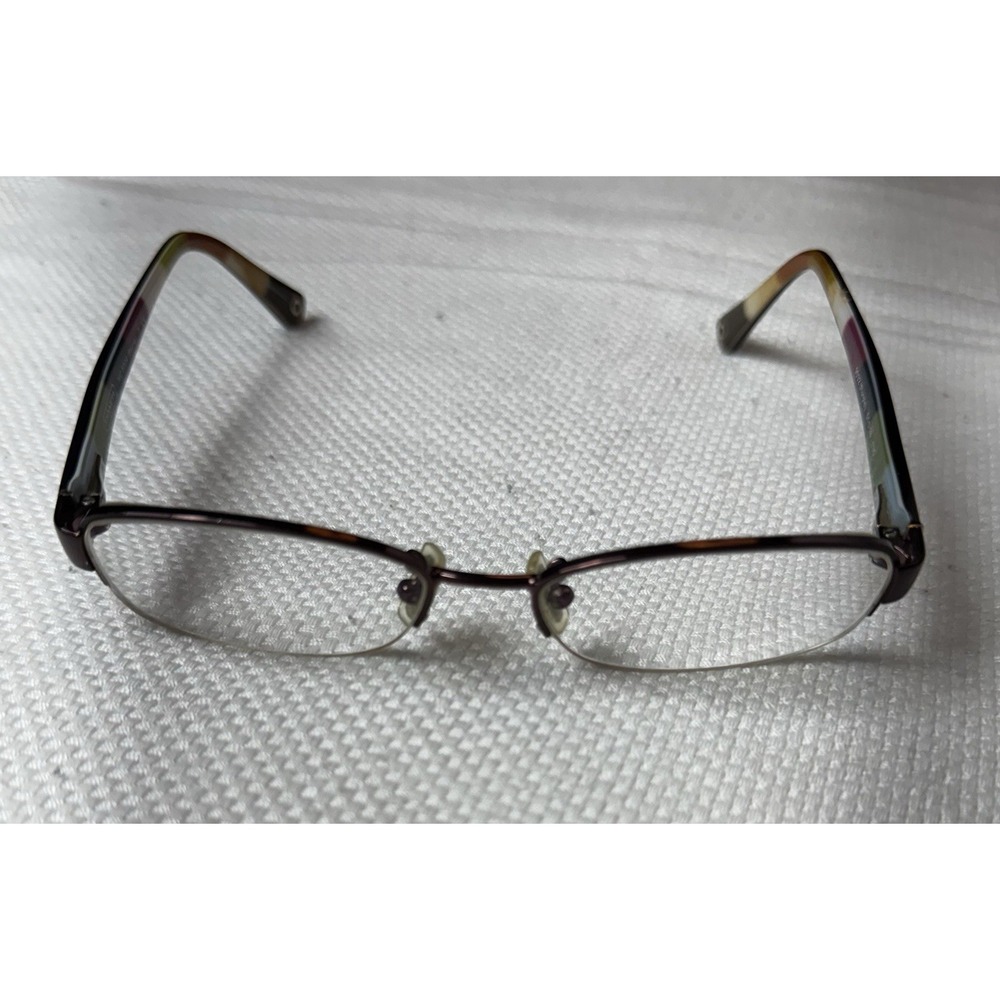 Coach HC 5004 Bettie 9032 Purple 51-16-135 Half Rim H16016 Frames Only - Picture 7 of 8